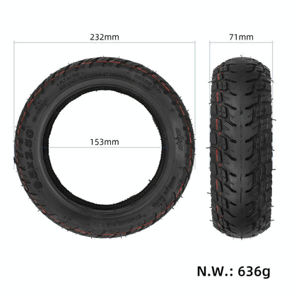 Off-Road Tubeless Tire For Electric Scooters - 9.5X2.5 Inch With Gas Nozzle-1964932327545114628