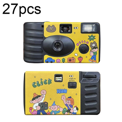 27 Retro Film Camera Stickers - Waterproof & Decorative-1915198254287556608
