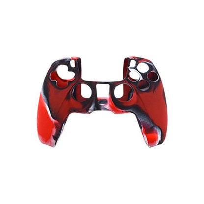 Camouflage Red Silicone Case For Ps5 Controller - Protective Cover-1915197451837509637