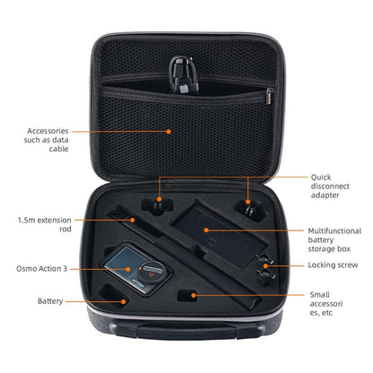 Waterproof Portable Protective Case For Dji Action 3 - Storage Bag-1915197780993904644