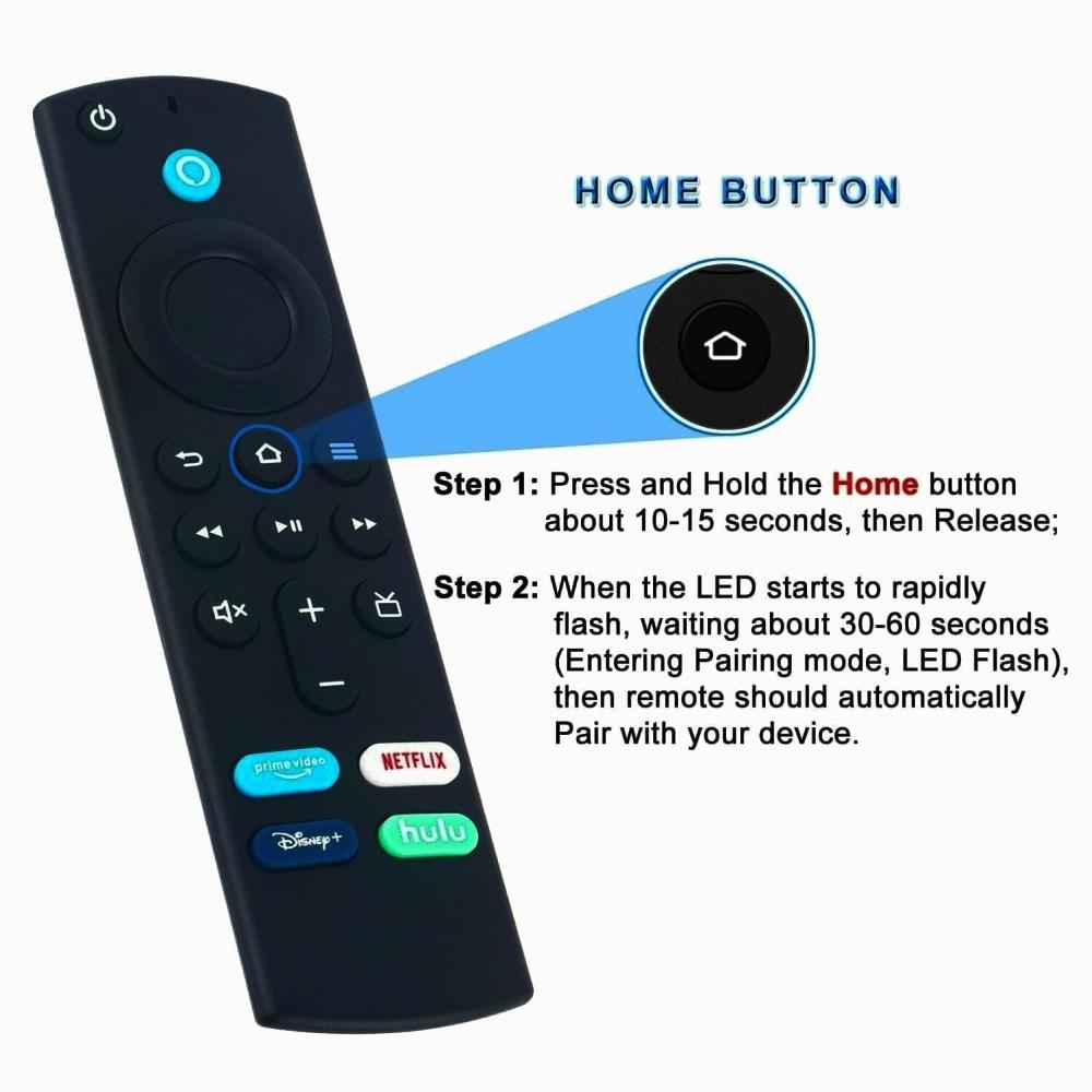 Bluetooth Voice Remote For Amazon Fire Tv Stick - Black-1915197132688723972