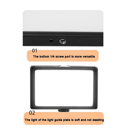 Adjustable 8-Inch Flat-Panel Live Fill Light With Overhead Bracket-1915197263538425861