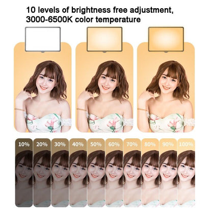 42Cm Bracket Live Fill Light With 10 Three-Colour Temperature For Photography-1915197971964760067