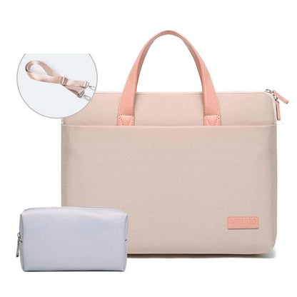 Ultra-Thin Macbook Laptop Messenger Bag - Khaki & Gray Power Bag 13.3-14 Inches-1915197438210215943