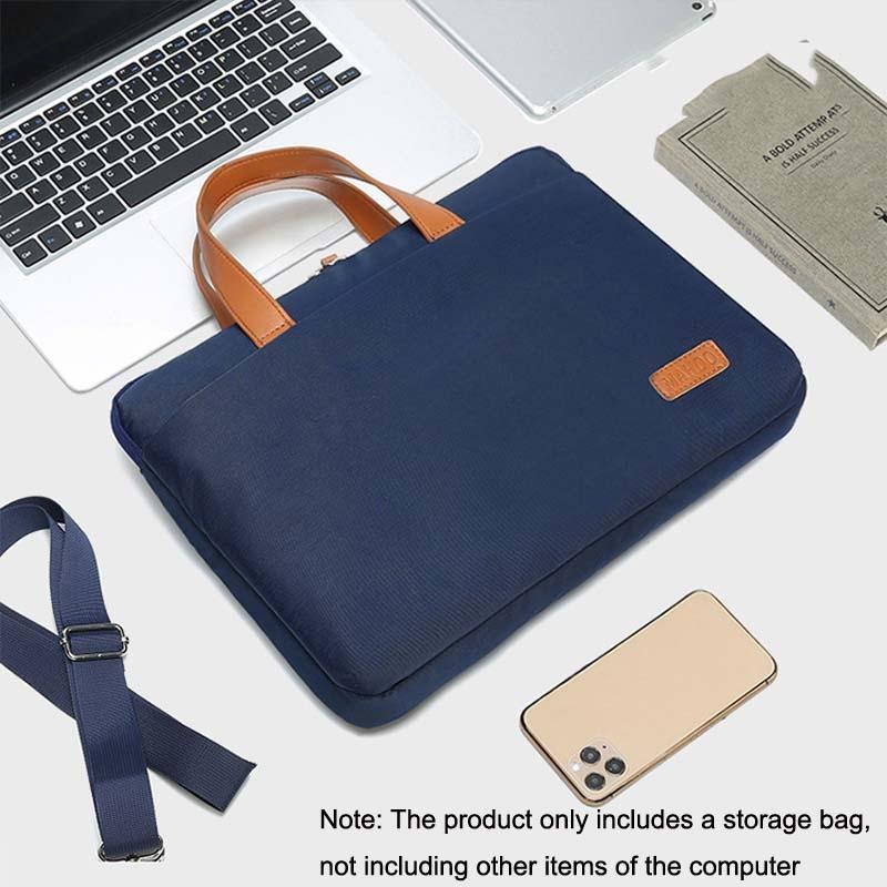 Ultra-Thin Macbook Laptop Bag With Mouse Pad - Dark Blue & Black 13.3-14 Inches-1915197266260529158