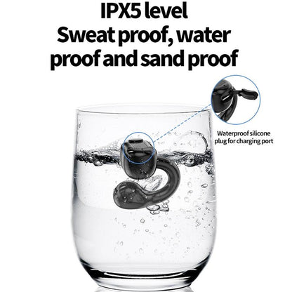 Waterproof Bluetooth Earphones With Ear Clip - M10-1915198110737502212