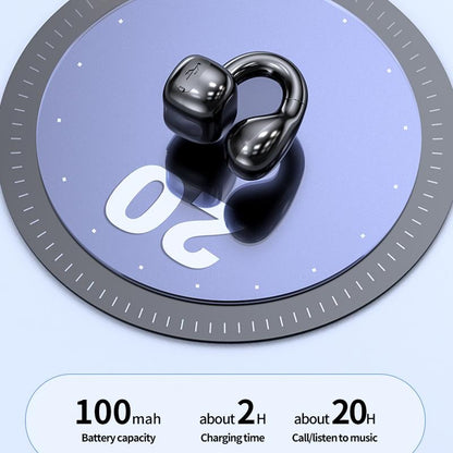 Waterproof Bluetooth Earphones With Ear Clip - M10-1915198110737502214