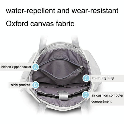 Medium Gray Waterproof Usb Laptop Backpack-1915198308876423171