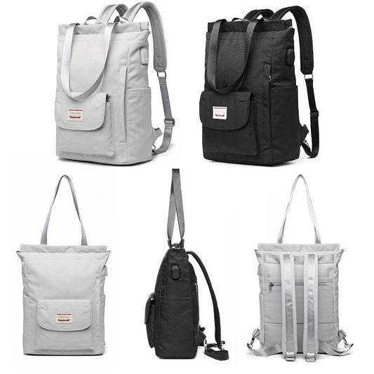 Waterproof Usb Laptop Backpack - Large Size-1922443446979792897