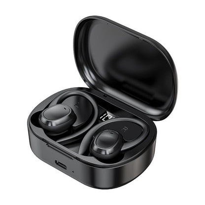 Wireless Stereo Earphones With Charging Case - Black-1915196952421732359