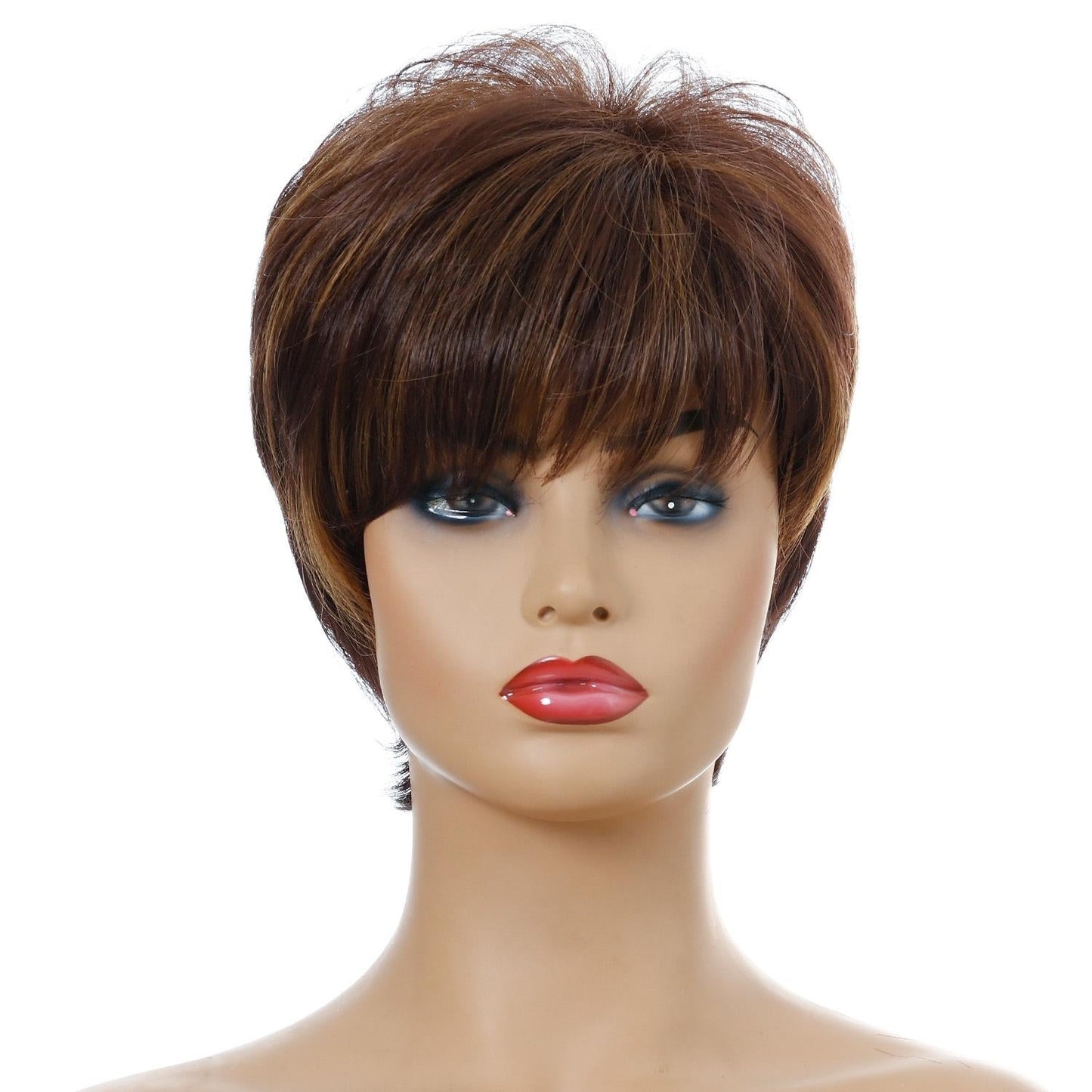 Silk Fiber Short Curly Wig - High Temp-1915196916929531905