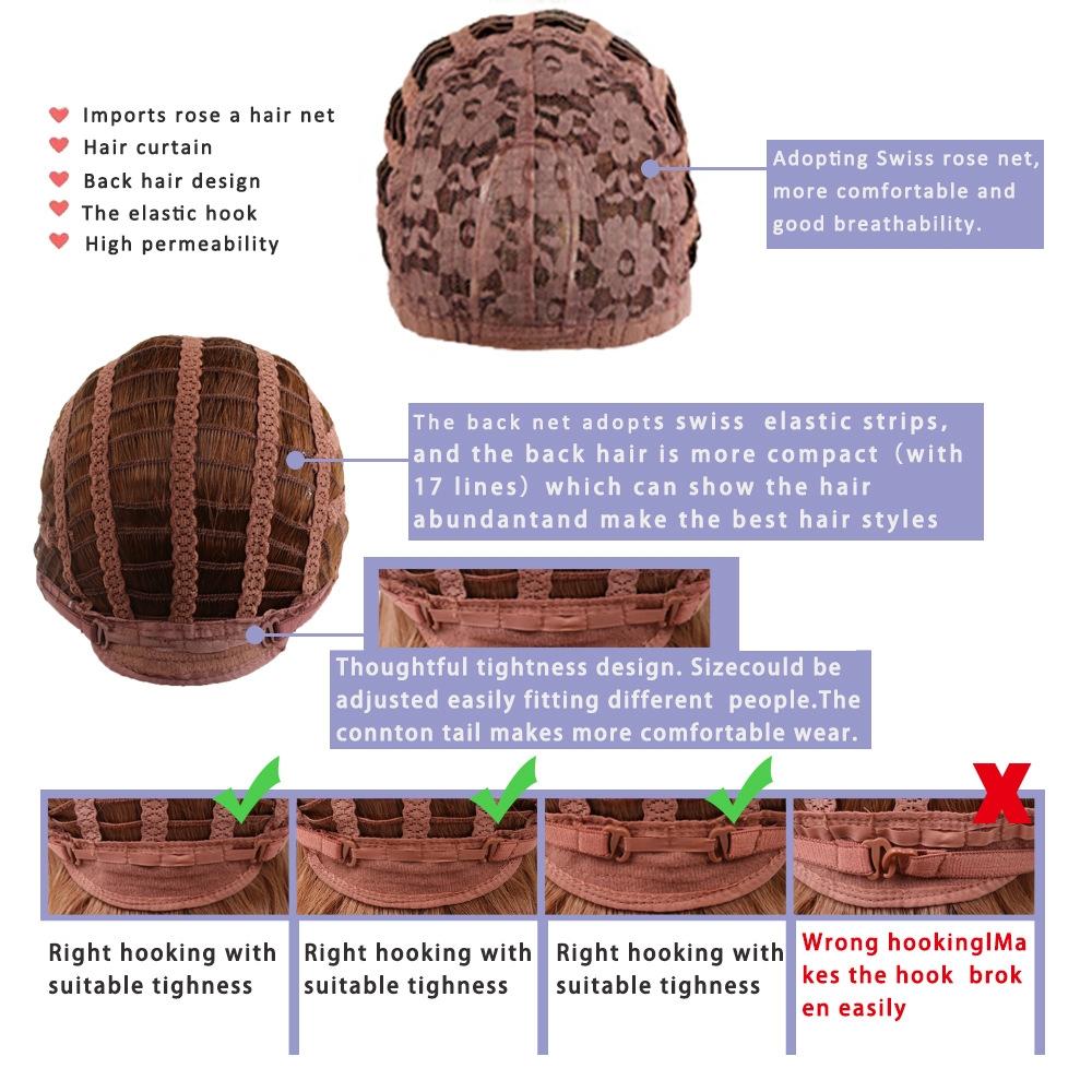 Silk Fiber Short Curly Wig - Gold Colour-1915198120602505221