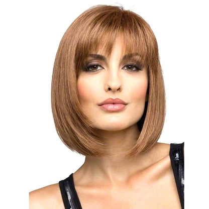 Silk Short Wig For Women - High Temperature Resistant-1915198267789021191