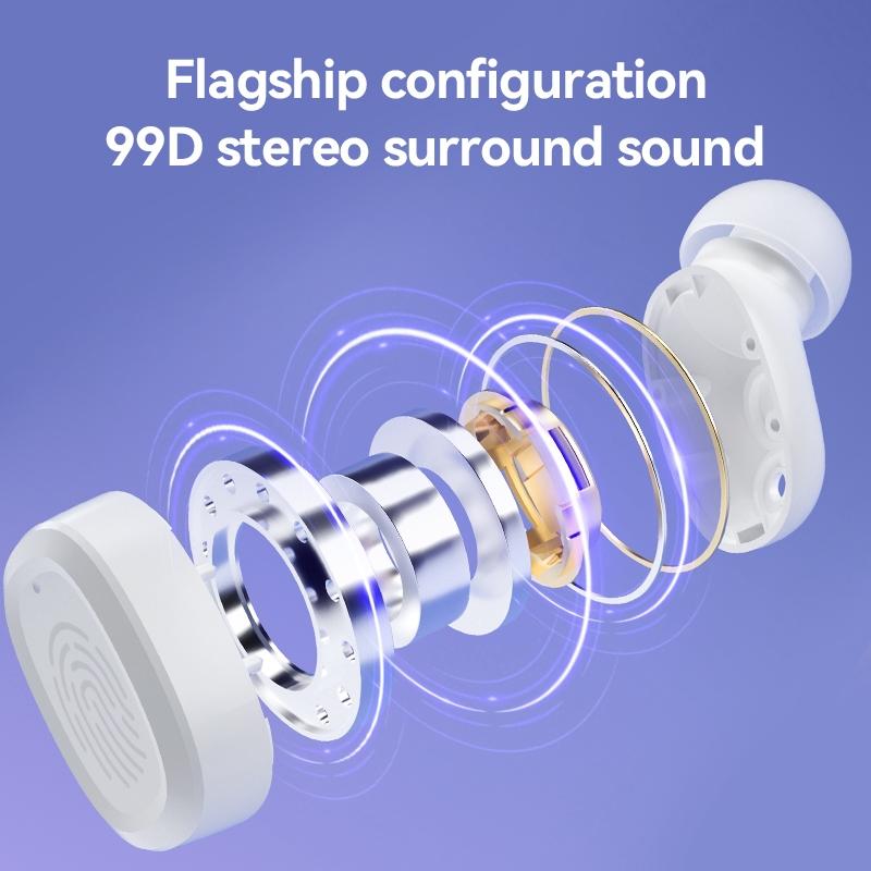 Wireless Bluetooth Earphones With Charging Case - Stereo Sound-1915197798924554242