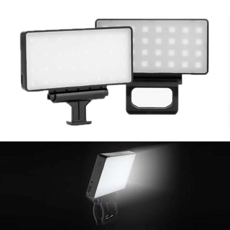 Adjustable Outdoor Phone Fill Light - Monochrome White-1964932338244784136