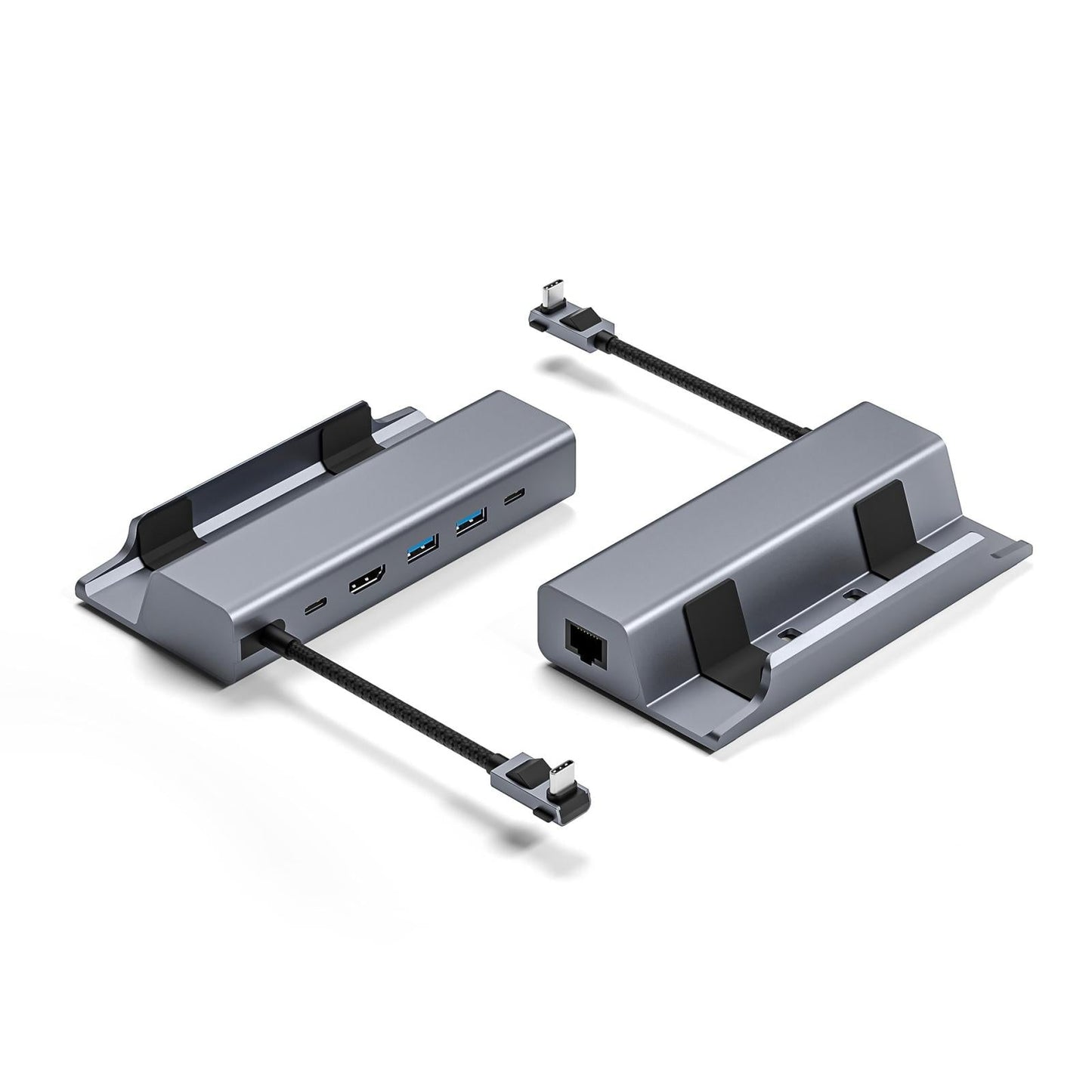 6-In-1 Docking Station For Steam Deck With Hdmi Rj45 Usb 3.0 Usb-C Pd 100W-1969996422308827137