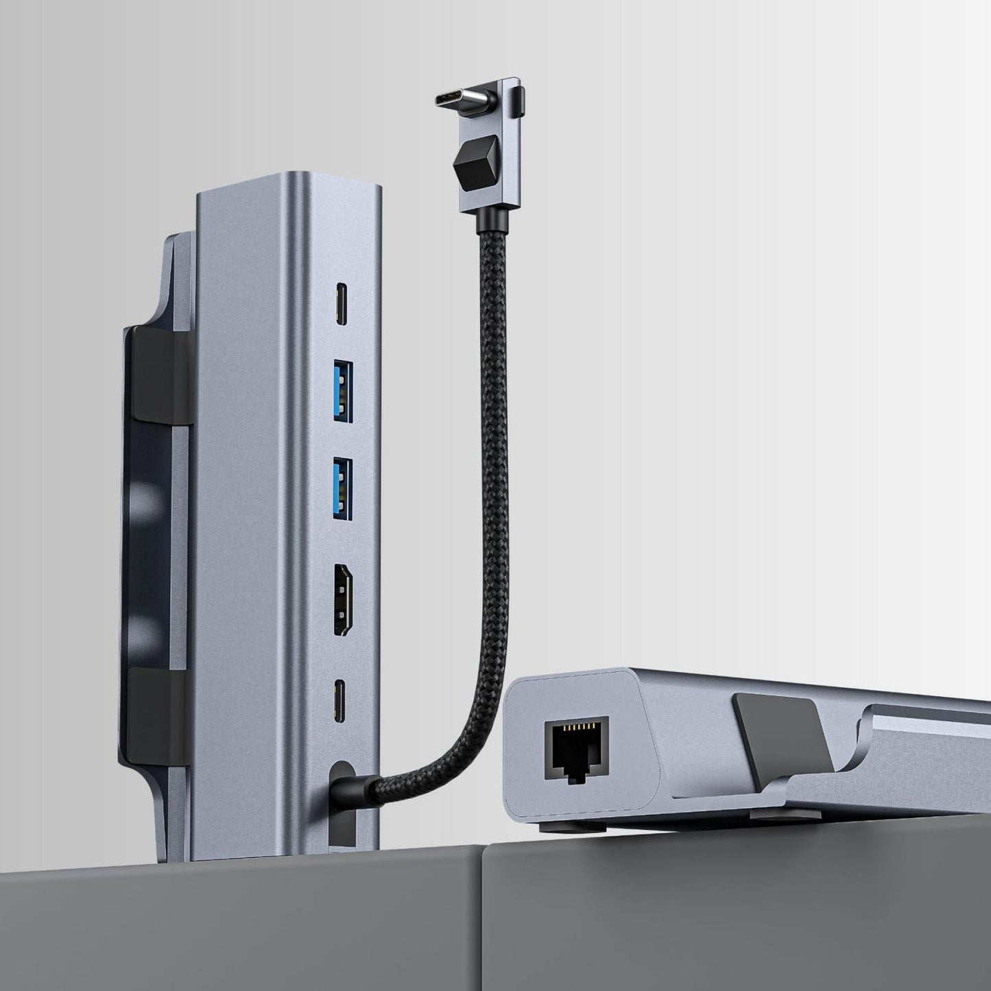 6-In-1 Docking Station For Steam Deck With Hdmi Rj45 Usb 3.0 Usb-C Pd 100W-1969996422308827140