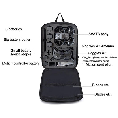 Avata Backpack Shoulder Bag For Dji - Compact Storage Solution-1915196829134360579