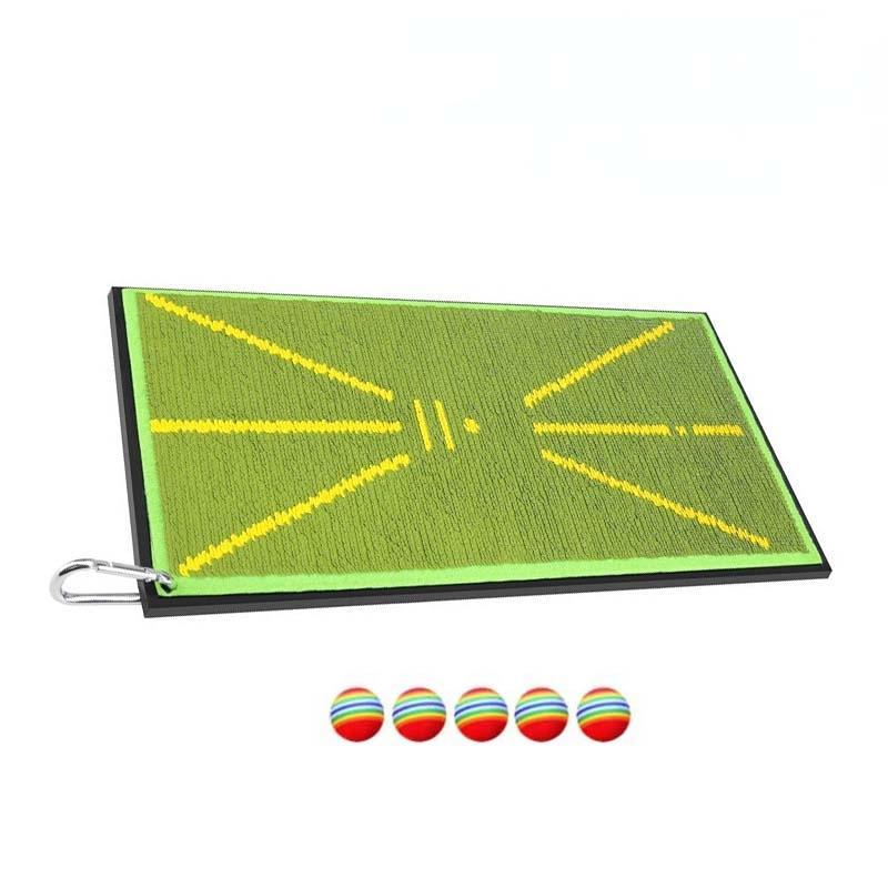 Improve Your Golf Swing With Training Pad And Sponge Balls-1964932347870711808