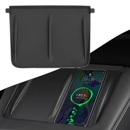 Non-Slip Silicone Wireless Charging Mat For Tesla Model 3 / Y - Black-1915196901943283719