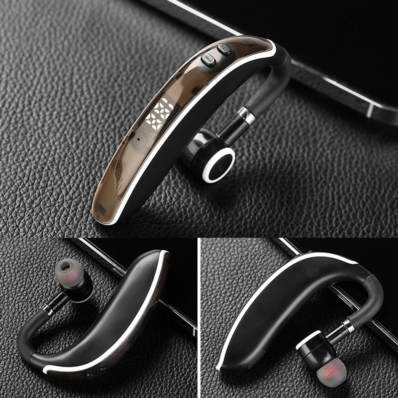Universal Bluetooth Earphone - Single-Ear Rotating Black / White-1915196828530380801