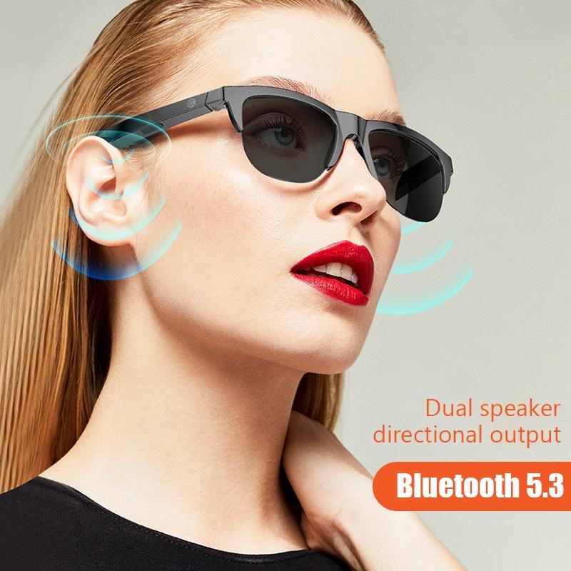 Bluetooth 5.3 Smart Sunglasses With Wireless Headset And Anti-Glare Protection-1915198294963916804
