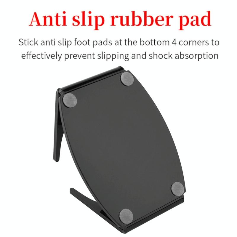 Acrylic Desktop Stand For Jbl Clip 3 / 4 Speaker - Black-1915196909283315715