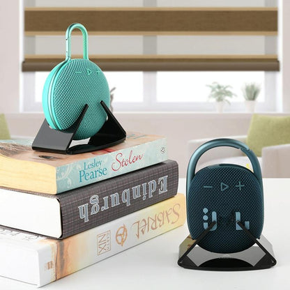 Acrylic Desktop Stand For Jbl Clip 3 / 4 Speaker - Black-1915196909283315717