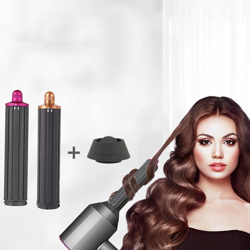 Enhanced Long Curling Nozzle For Dyson Airwrap Hair Dryer - Rose Red-1922443460066021382