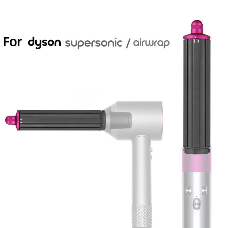 Upgraded Long Curling Barrels For Dyson Airwrap Hair Dryer With Nozzle And Adapter In Rose Red-1915197645001986051