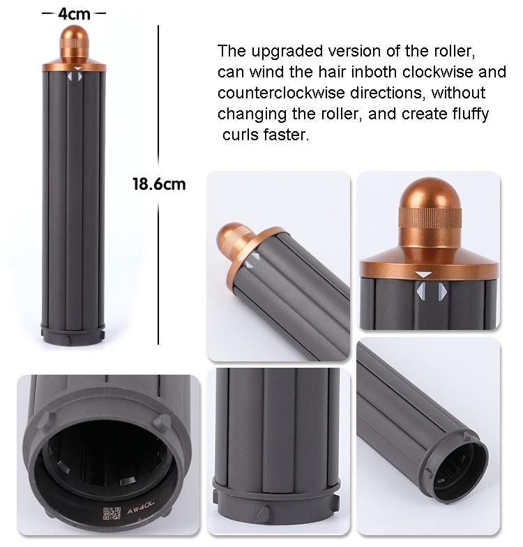 Upgraded Long Curling Barrels For Dyson Airwrap Hair Dryer With Nozzle And Adapter-1922443436921851908