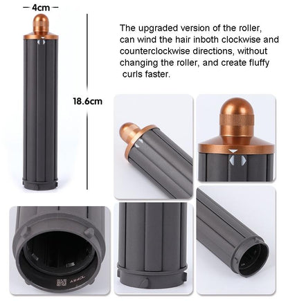 Upgraded Long Curling Barrels For Dyson Airwrap Hair Dryer With Nozzle And Adapter-1922443436921851908