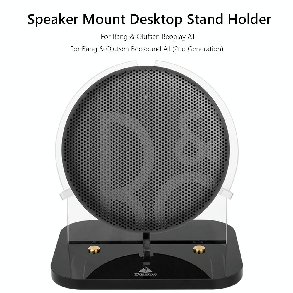Acrylic Desktop Stand For B & O Beoplay A1 / Beosound A1 2Nd Speaker - Black-1915196935820677124