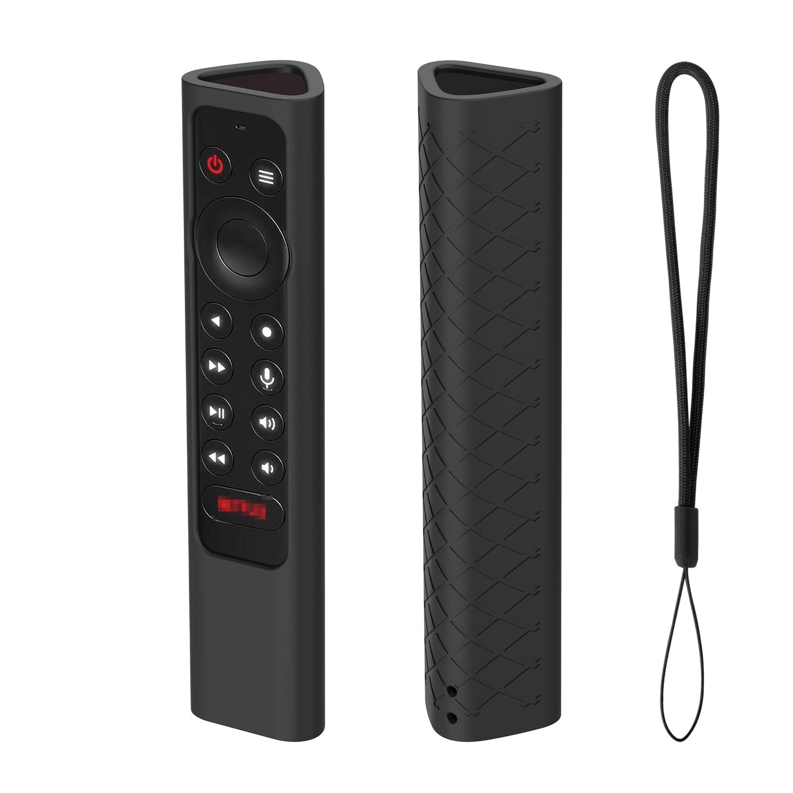 Silicone Case With Lanyard For Nvidia Shield Tv Pro - Black-1915196843139141632