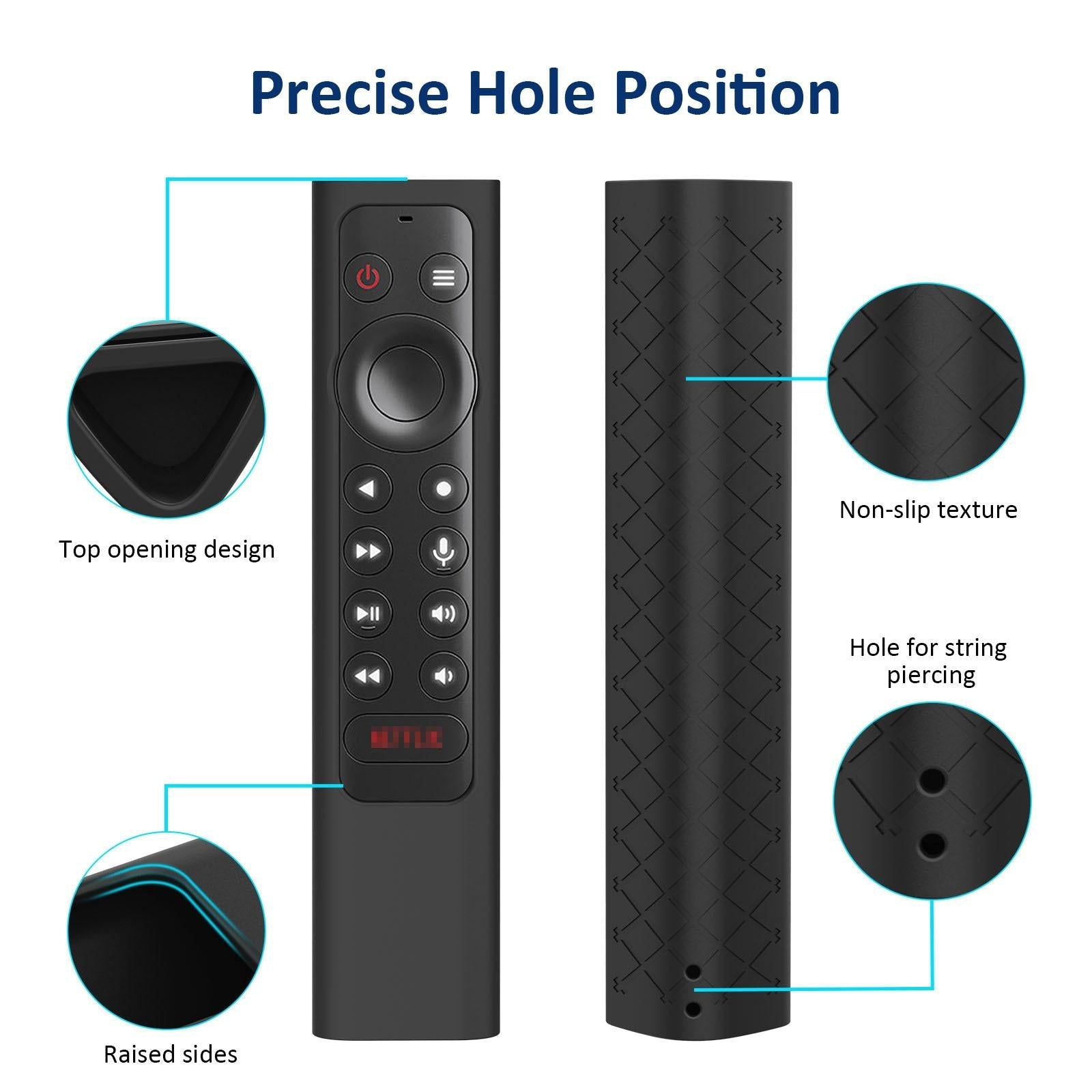 Silicone Case With Lanyard For Nvidia Shield Tv Pro - Black-1915196843139141634