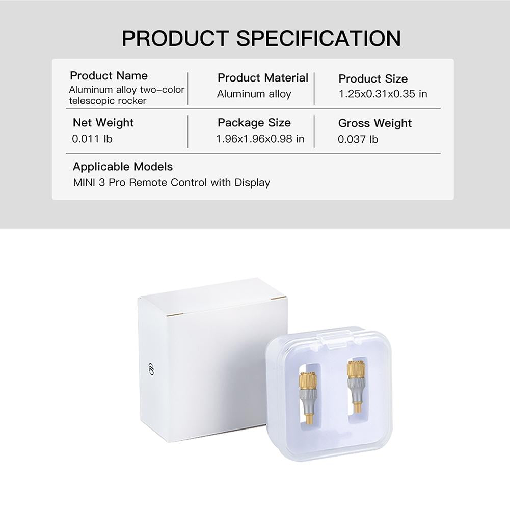 Aluminum Telescopic Joystick With Screen Remote For Dji Mini 3 Pro-1964932182304755715