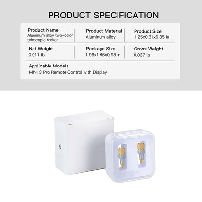 Aluminum Telescopic Joystick With Screen Remote For Dji Mini 3 Pro-1964932182304755715