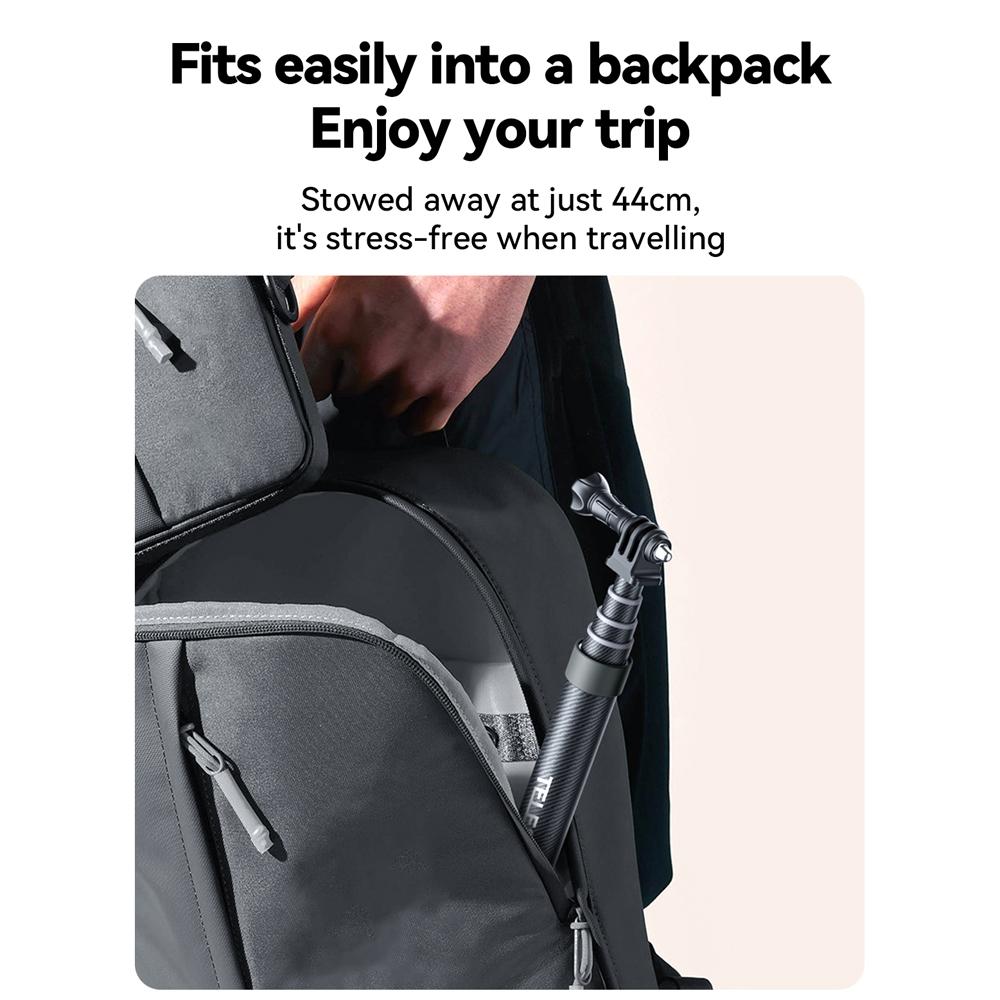 3M Carbon Fiber Selfie Stick Monopod For Action Cameras - 1 / 4 Screw-1915198269802287106