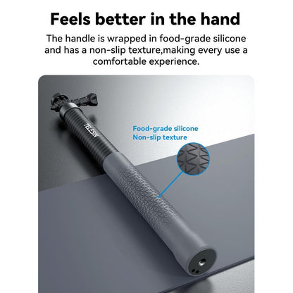 3M Carbon Fiber Selfie Stick Monopod For Action Cameras - 1 / 4 Screw-1915198269802287112