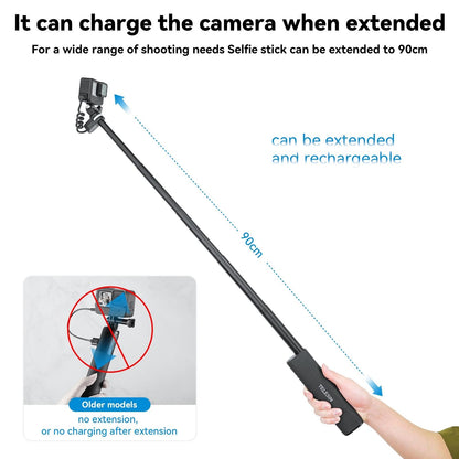 Sports Camera And Phone Selfie Stick With 10000Mah Power Bank-1915197572218228741