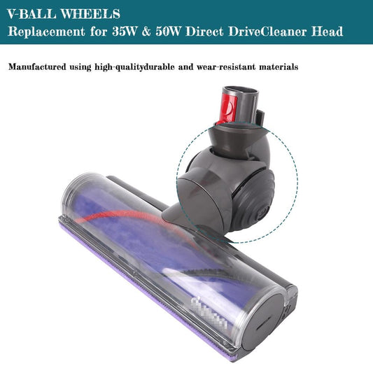 V-Ball Wheels For Dyson Vacuum Cleaner Heads-1922443408207646721