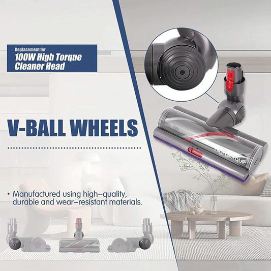 Powerful 100W Suction Head For Dyson V10 / V11 With V-Ball Wheels-1969996470123892737