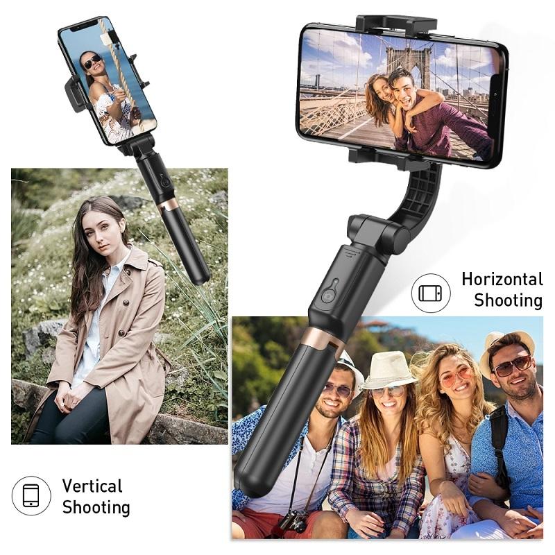 Multifunctional Mobile Phone Gimbal Stabilizer With Live Video And Selfie Stick-1964932269902794759