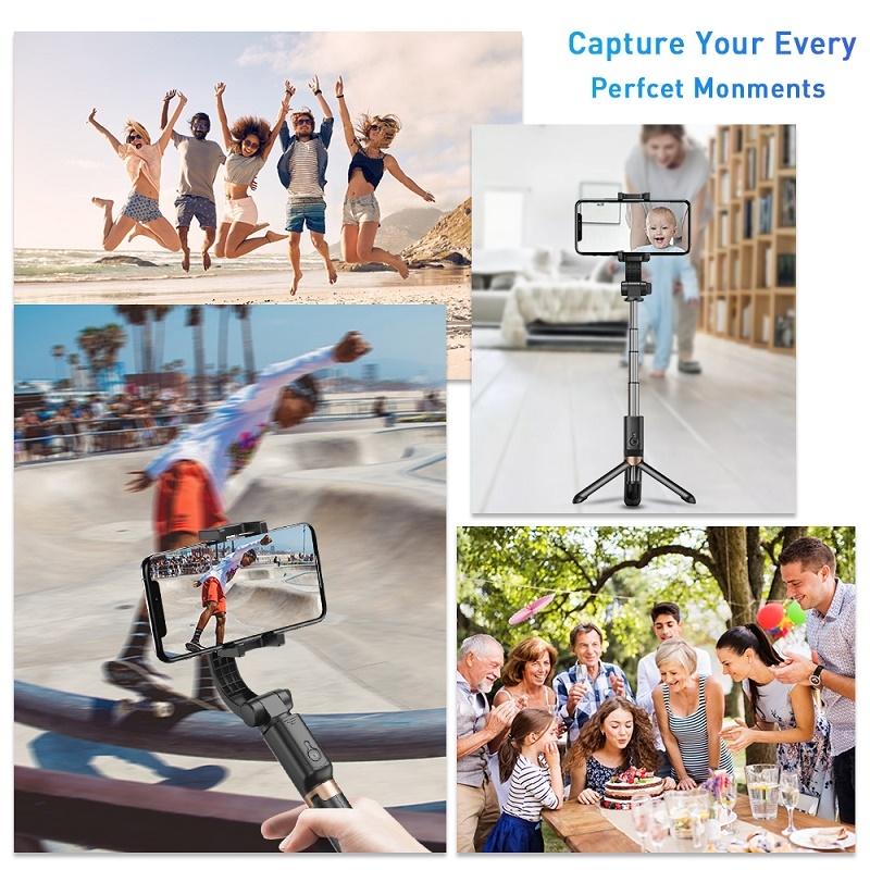 Multifunctional Mobile Phone Gimbal Stabilizer With Live Video And Selfie Stick-1964932269902794760