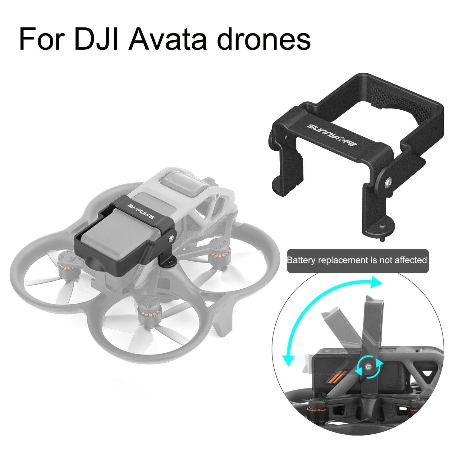 Secure Folding Buckle For Dji Avata Battery - Anti-Release & Anti-Loose-1915196834192691207