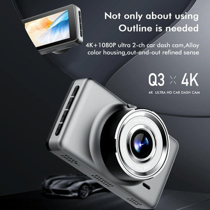 4K Dual Record Driving Recorder With Wifi And Night Vision-1915197041873653764