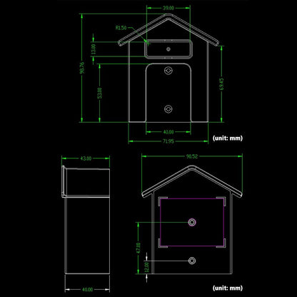 Waterproof Outdoor Doorbell Cover - Transparent Rain Protection-1915197135691845636