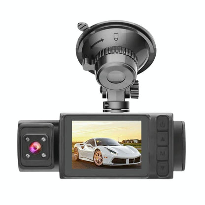 1080P 3-Record Driving Recorder With 2 Screen-1915197761725272064