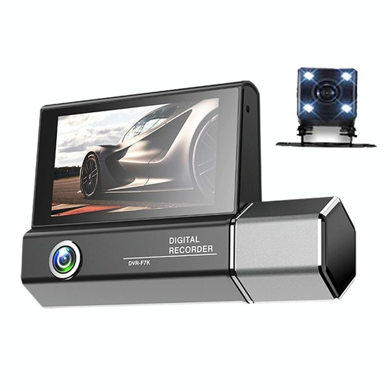 1080P Hd Multi-Language Driving Recorder With 3 Lenses-1915197239597338624