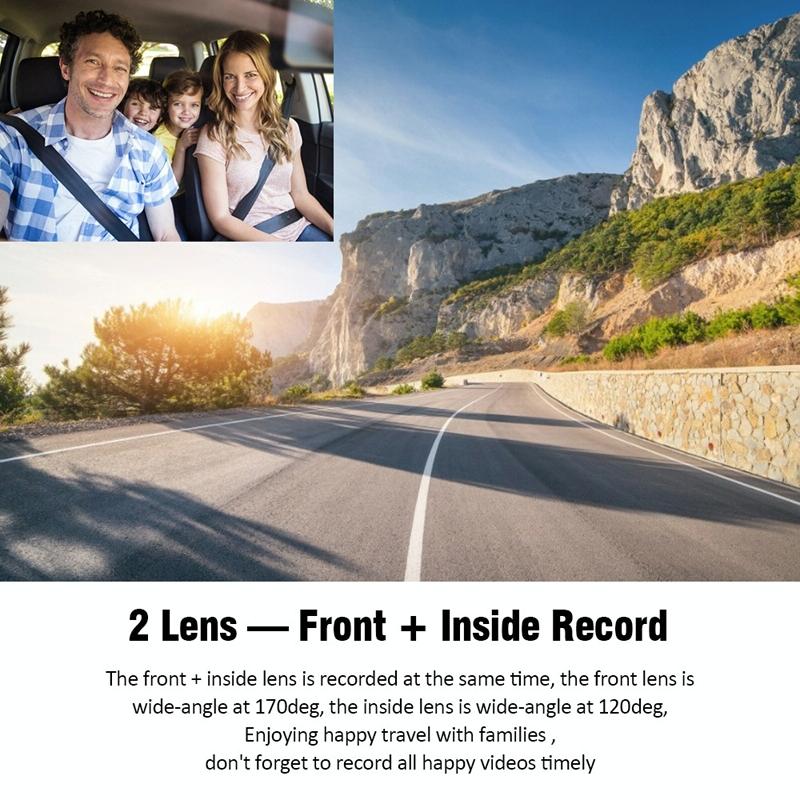 1080P Hd Multi-Language Driving Recorder With 3 Lenses-1915197239597338633